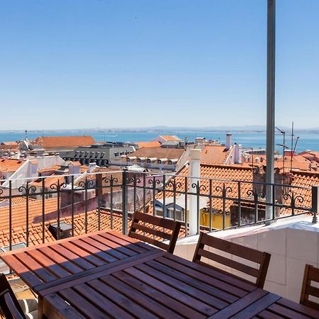 Amazing Rooftop Terrace With River And Historic City View 4 Bedrooms 4 Bathrooms Ac 19Th Century Building Chiado Lisboa Ngoại thất bức ảnh