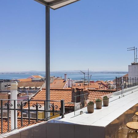 Amazing Rooftop Terrace With River And Historic City View 4 Bedrooms 4 Bathrooms Ac 19Th Century Building Chiado Lisboa Ngoại thất bức ảnh